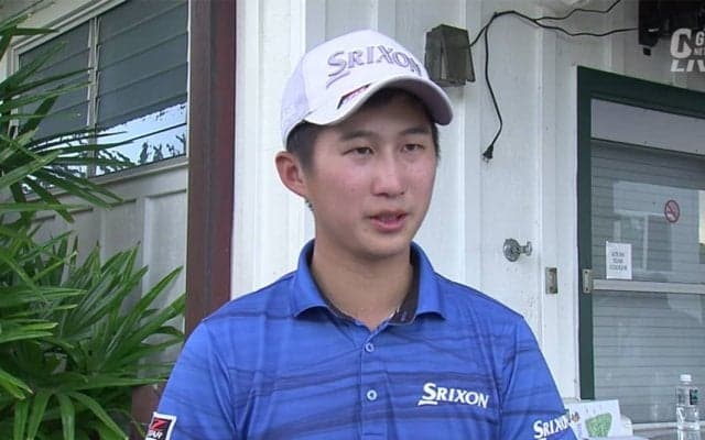 星野陸也「セカンドカットがあったので最後バーディが取れて良かった」　3日目終了後インタビュー