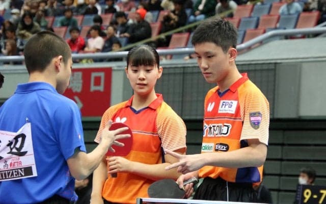 【卓球】張本の全日本がはじまった　初戦はミックスで圧勝＜全日本卓球2019＞
