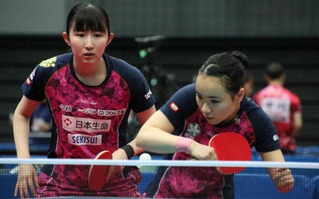 【卓球】みまひな“20分”で勝利　連覇へ向け好発進＜全日本卓球2019・女子複＞
