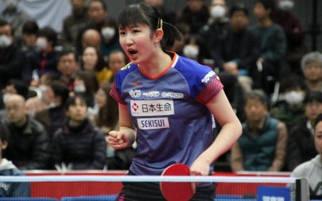 【卓球】早田、鋭いバックハンドでベスト16進出　次戦は石川佳純と＜全日本卓球2019・女子単＞