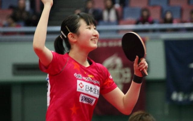 【卓球】早田が石川破る金星　強気のバックハンドで1年越しリベンジ＜全日本卓球2019・女子単＞