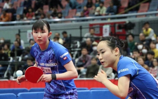 【卓球】“みまひな”4強入り  連覇まであと2勝