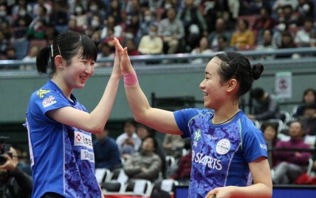 【卓球】“みまひな”がカット打ち抜き決勝へ　連覇に王手＜全日本卓球2019・女子複＞
