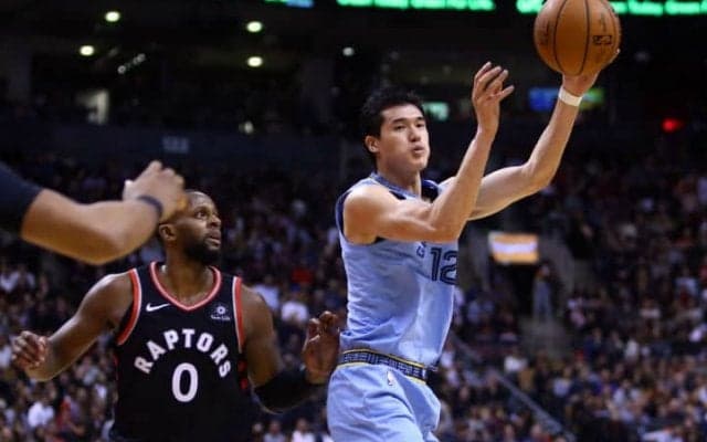 グリズリーズの渡邊雄太がNBA7試合目で初の3ポイントシュートを含む5得点