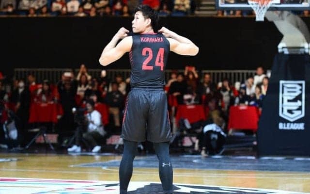 妻のユニフォームでダンクコンテストに挑戦した藤髙宗一郎「めっちゃ楽しかった」