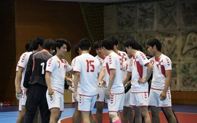 【ハンドボール部男子】「大体大に敗北し、春季リーグ戦７位」