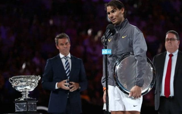 準優勝のナダル「今後も戦い続けます」。ジョコビッチに完敗も闘志は消えず[全豪オープン]