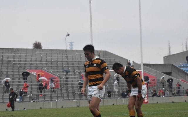 【ラグビー】　残り３０秒からまさかの結末。悲劇の逆転“サヨナラ”負けを喫し、夢半ばのベスト８で散る／第５５回全国大学選手権大会準々決勝　ＶＳ早大