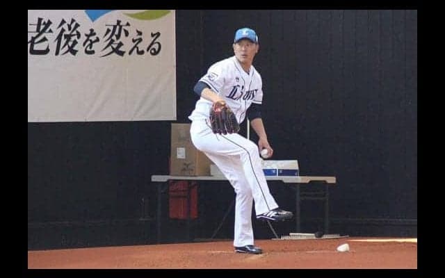 西武内海が移籍後初ブルペン、カット解禁も予告　「まずは僕を知ってもらうこと」