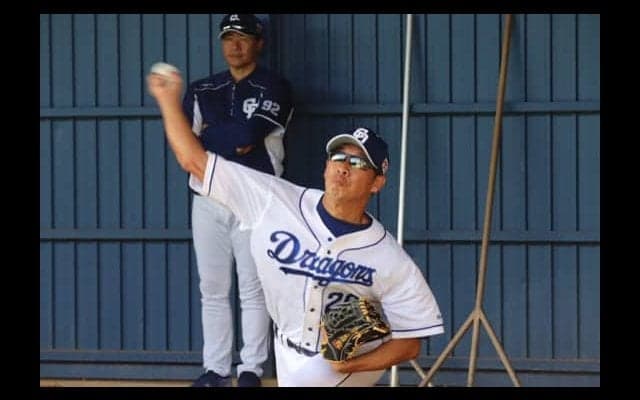 チーム最年長の中日山井がチーム初の100球超え　128球投げ「予定になかったけど…」