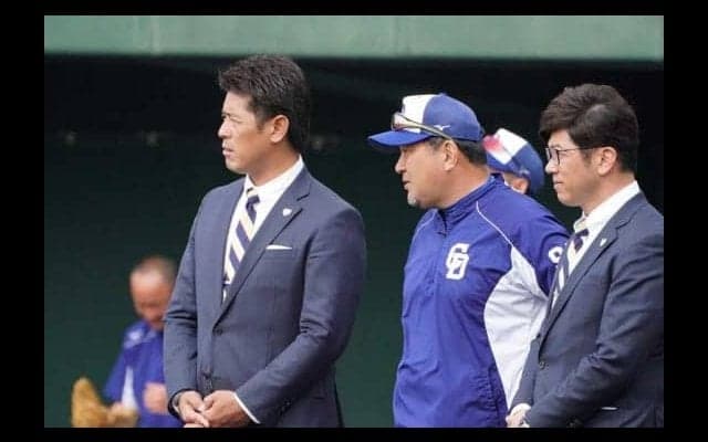 侍J稲葉監督が中日キャンプ訪問　3年目・京田に期待「リードオフマンとして」