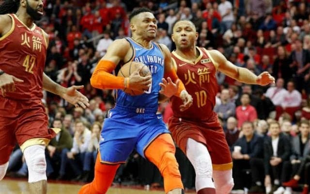 ラッセル・ウェストブルックがNBA記録に並ぶ9試合連続トリプル・ダブルを達成