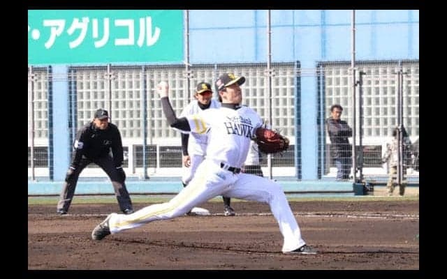 鷹の5球団競合右腕がシート打撃で好投　工藤監督も高評価「力があった」