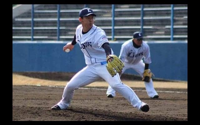 西武ドラ4粟津がシート打撃初登板　2奪三振のカットに手応え「あんなに三振を」