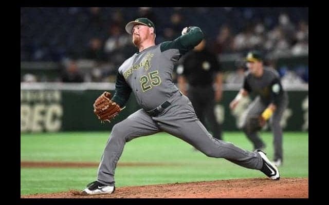 DeNAキャンプに戦略的パートナーシップを結ぶ豪球団から2選手が参加