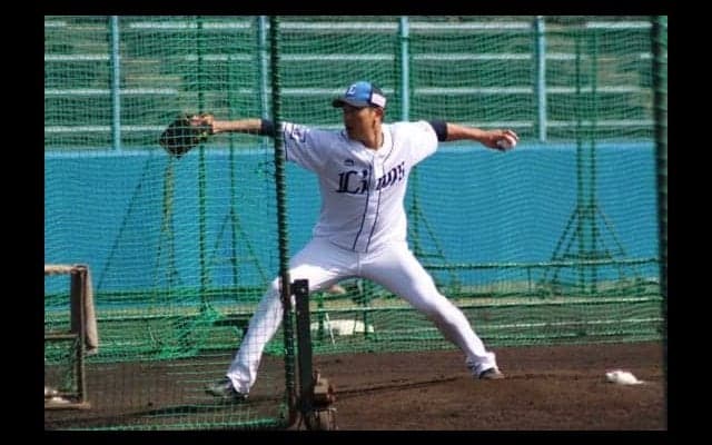 西武内海、納得のフリー打撃初登板　意図したボールに「それが収穫です」