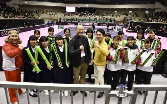 BNPパリバ「フェドカップ by BNPパリバ2019」に高校生テニスプレイヤー総勢100名を招待！