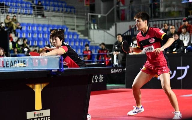 【卓球・Tリーグ】日本生命がプレーオフ進出決定　強さの秘訣はダブルスのサーブ力にあり