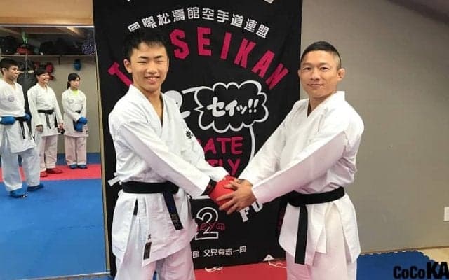 格闘技・堀口恭司が空手中学生に伝授 「自分のペース、間合いは崩してはダメ」
