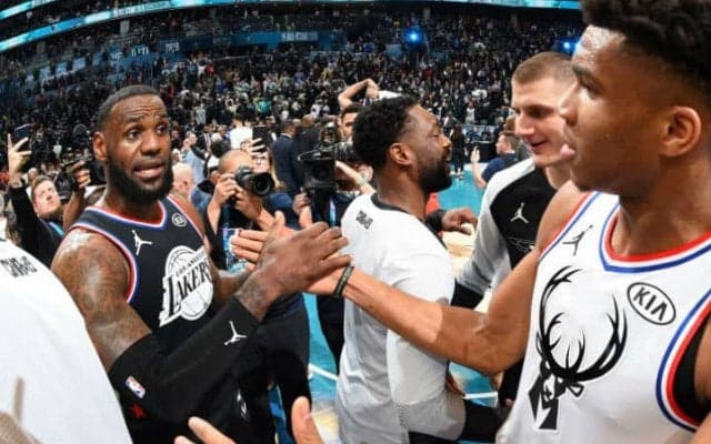 3人のシューターを起点に逆転したチーム・レブロンがチーム・ヤニスを下す