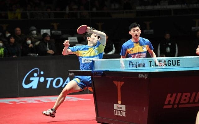 【速報・卓球Tリーグ】上田・森薗がリーグ最多15勝目！首位木下の背中を捉えた