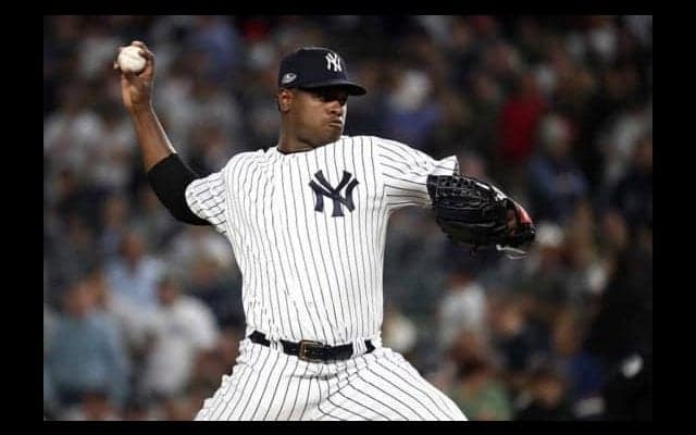 【MLB】セベリーノの投球を捕手サンチェスの真横で撮影…贅沢動画は「なんて美しい光景」