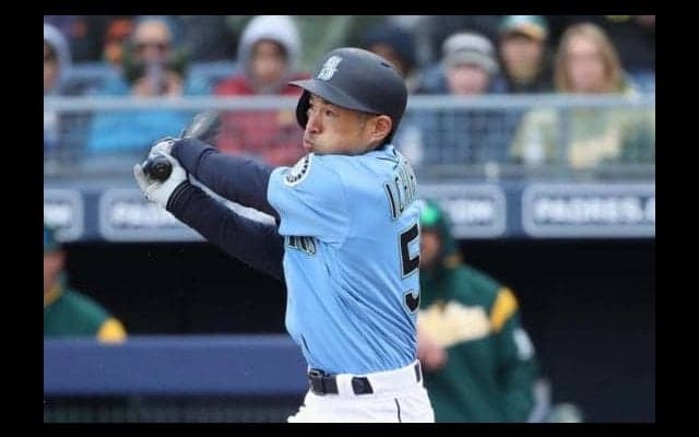 【MLB】イチロー開幕いける！296日ぶり実戦で即タイムリー「凄い緊張しました」