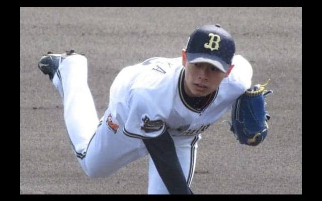 オリ山岡、初対外試合で3回3失点も6奪三振　開幕候補も「投げるところで全力」