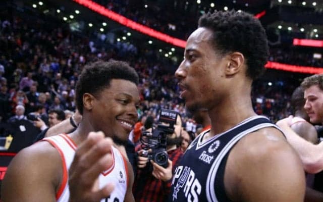 親友デマー・デローザンとコートで再会したカイル・ラウリー「彼は生涯の友」