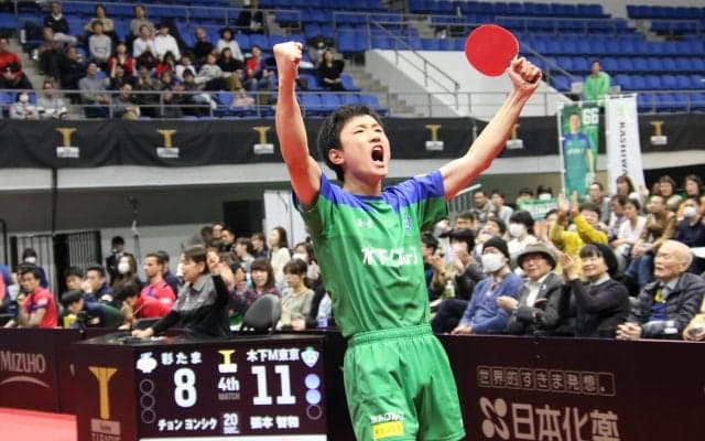 【卓球・Tリーグマッチレポ】張本が有終の美  プレーオフに向けて弾み