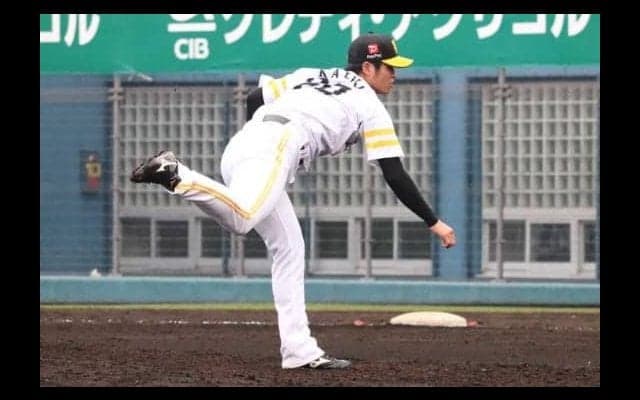 圧巻155キロ！　鷹ドラ1甲斐野を倉野コーチべた褒め「衝撃的な出来」「1番の収穫」