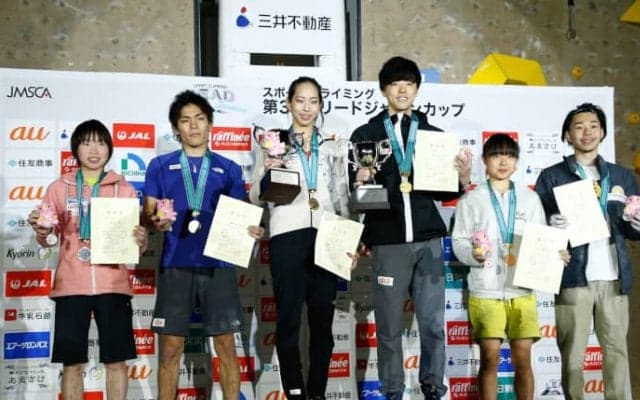 野口啓代が7度目、藤井快が国内初のリード大会優勝／第32回リードジャパンカップ