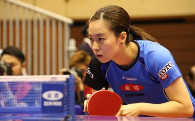 【卓球・トップ12】石川佳純、加藤を下し決勝進出