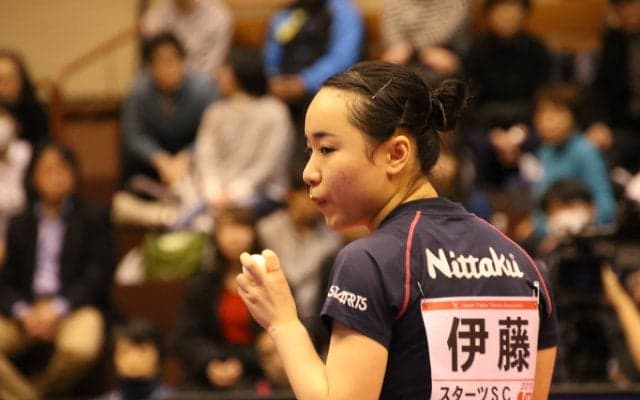 【卓球・トップ12】注目の“みうみま”対決は伊藤美誠が制し決勝進出