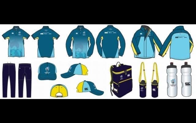 ラグビーワールドカップ運営スタッフ着用ユニフォームを供給…カンタベリーオブニュージーランドジャパン