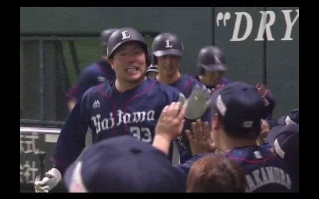 西武・山川、オープン戦初本塁打は満塁弾　ド派手な一撃、どすこいパフォも出た