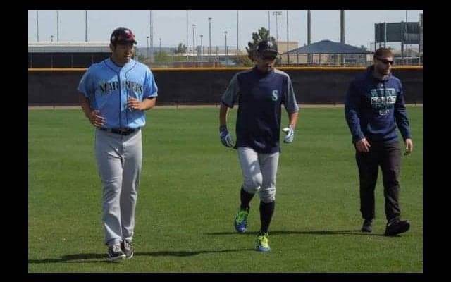 【MLB】憧れのイチローと約12分間“合同アップ”　菊池雄星が過ごす「特別な時間」