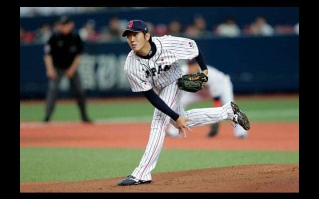 侍ジャパン先発原樹理は2回1安打無失点の好投　遊撃吉川が美技で盛り立てる