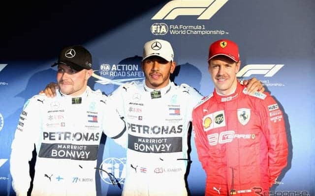 【F1 オーストラリアGP】ハミルトンが開幕戦ポールポジションを獲得、ホンダのPUを積むレッドブルのフェルスタッペンが4番手