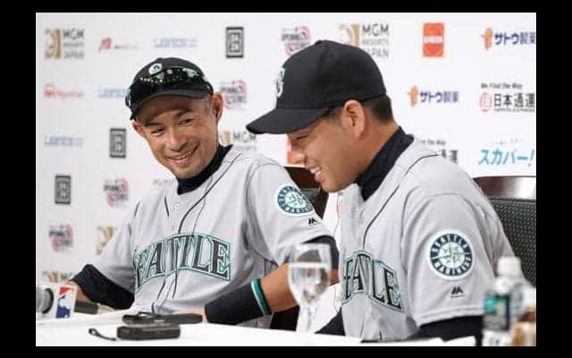 【MLB】「マジメだね」「色々教えてください…」イチロー＆菊池、“凱旋会見”一問一答