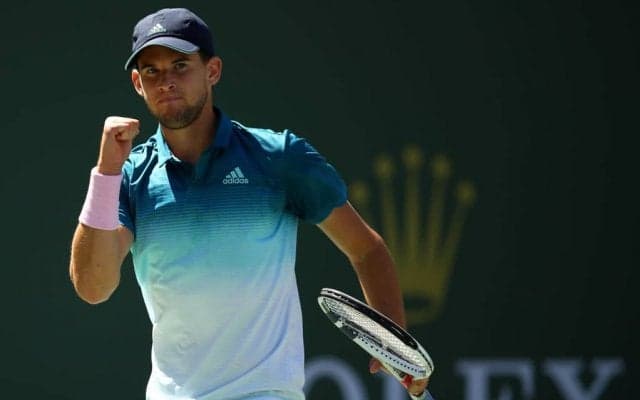 ティームがフェデラーの待つ決勝へ。ラオニッチとの接戦を紙一重で制す[ATP1000 インディアンウェルズ]