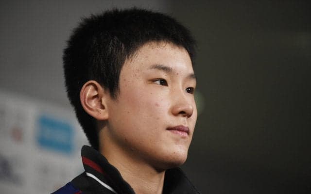 【卓球】張本が2年ぶりの始球式　地元・仙台でナイスピッチングに期待