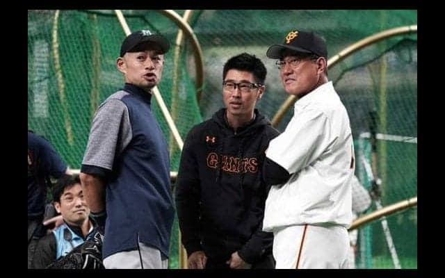 巨人坂本勇、憧れイチロー御前で豪快ソロを含む3安打3打点　マリナーズGMも熱視線