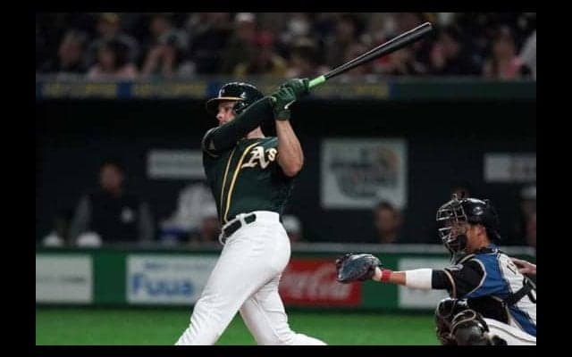【MLB】アスレチックス打線がハム有原を強襲　3回に5打者連続ヒットで3点追加