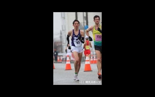 古賀が全日本６位、学生３位の快挙！／全日本競歩能美大会