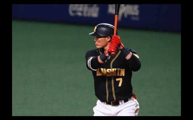 阪神糸井、オープン戦1号は会心の同点ソロ！　147キロ直球を逆方向へ