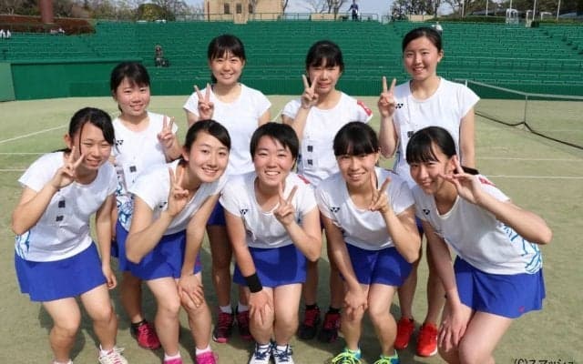 復興途中の福島で、県立磐城、笑顔の初出場 女子団体【第41回全国選抜高校テニス大会】