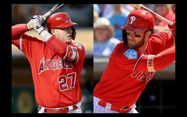 【MLB】“472億円男”トラウトの契約延長に“368億円男”のハーパーも白旗「彼が最も稼ぐ」