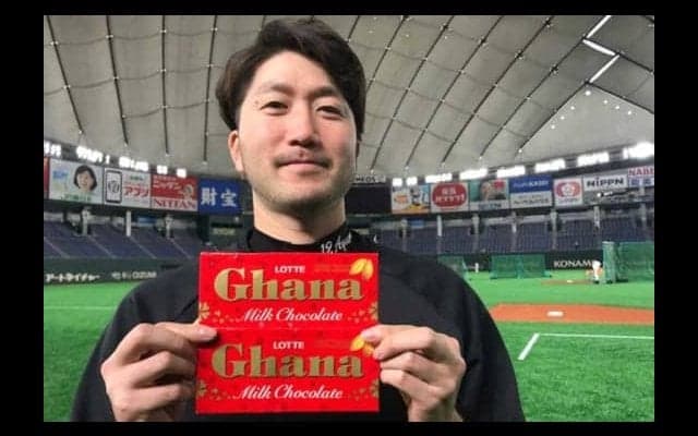 ロッテ、開幕戦で「ガーナミルクチョコレート」を来場者先着1万人に配布