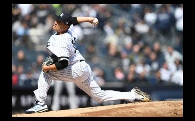 【MLB】田中将大、4回に味方失策絡んで1失点も3点リード　2回先頭から8者連続凡退